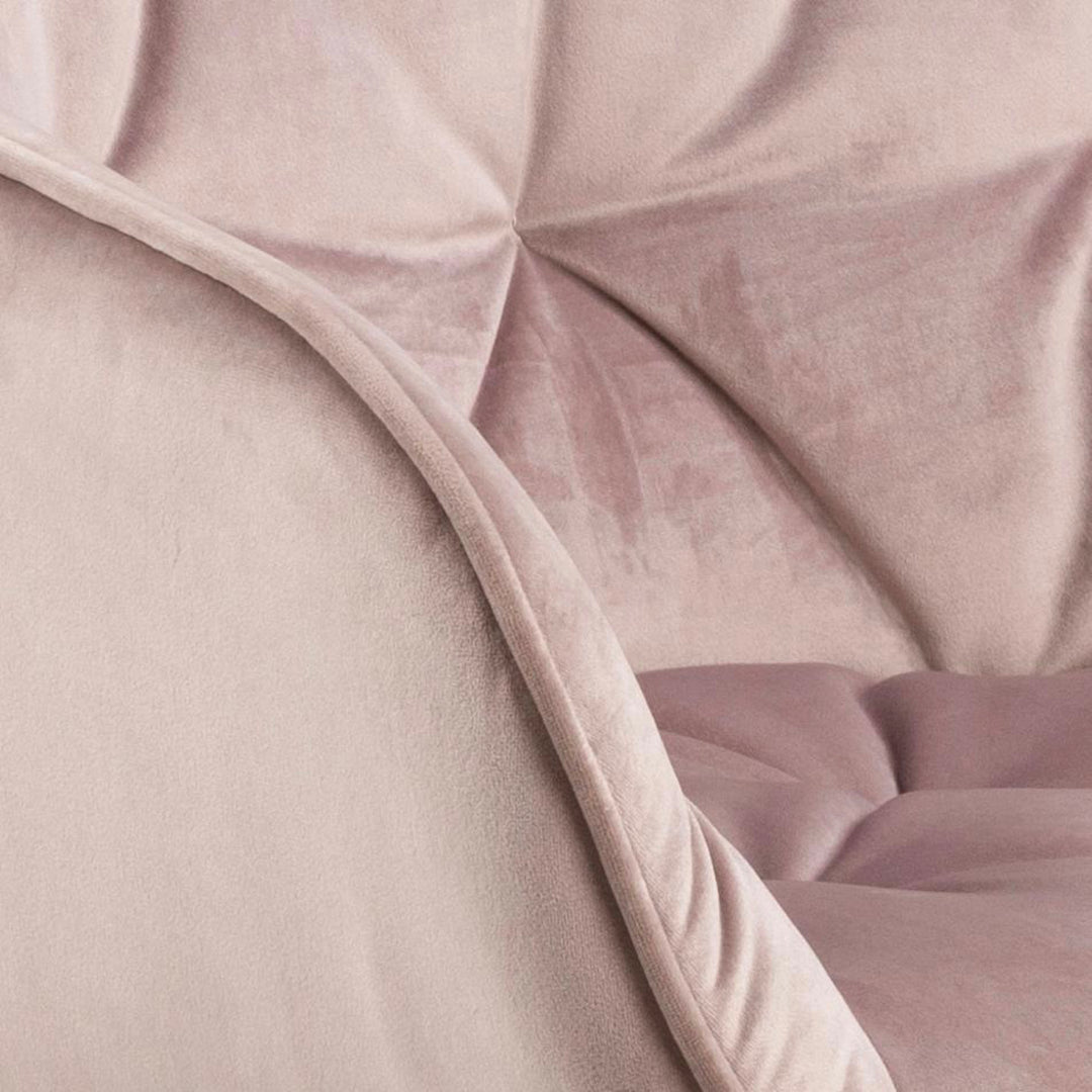 Chaise BROOKE velours avec accoudoirs