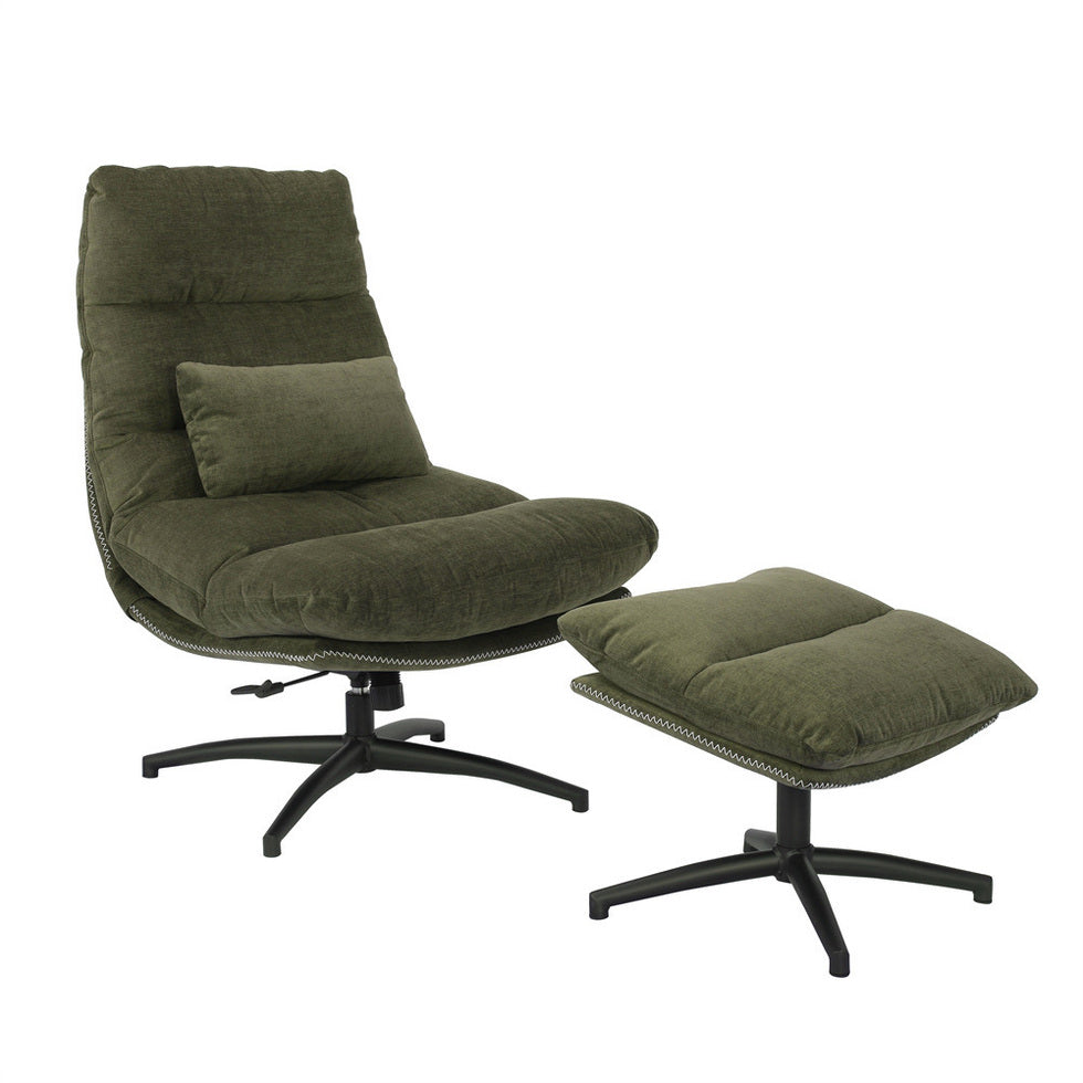 Fauteuil BERGEN avec repose-pieds