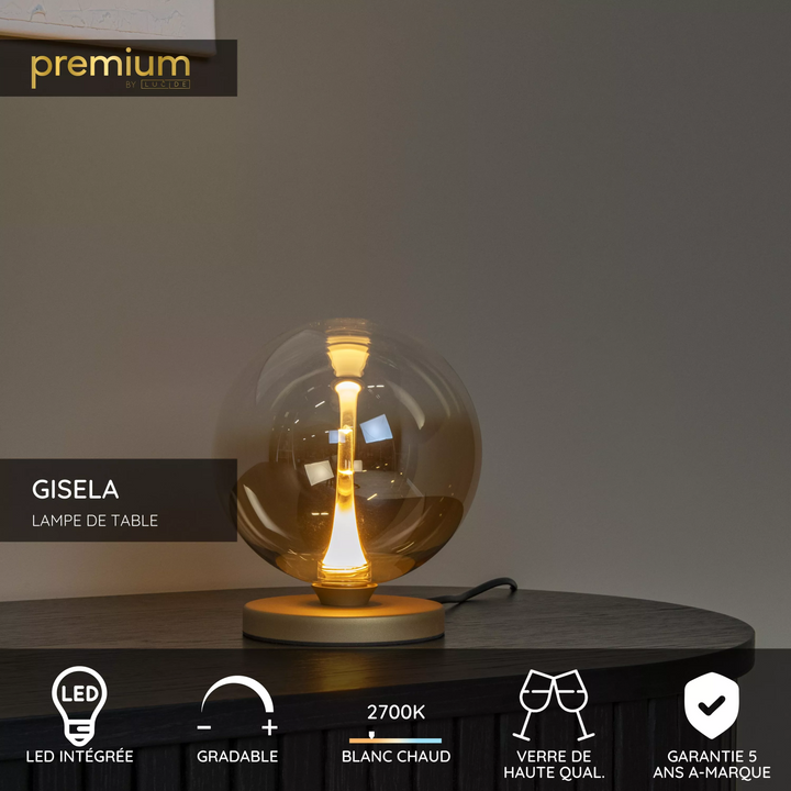 Lampe à poser GISELA diam16
