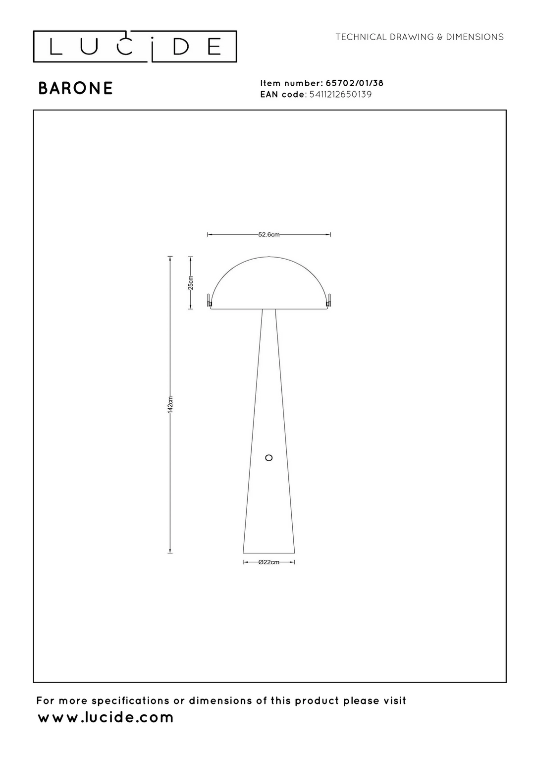 Lampadaire BARONE