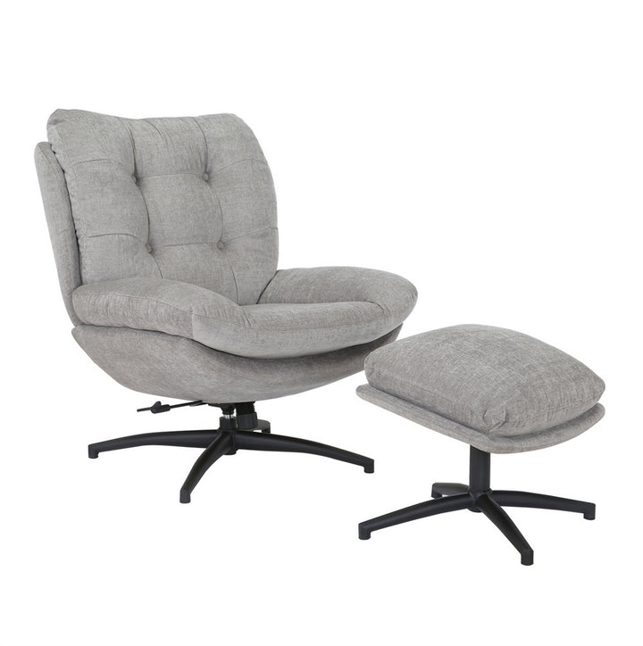 Fauteuil OTTA + repose-pieds