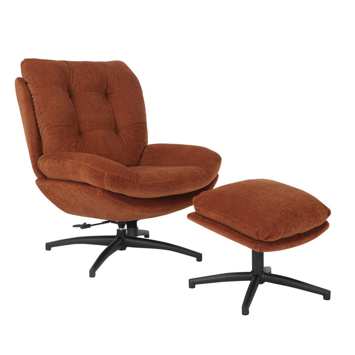 Fauteuil OTTA + repose-pieds