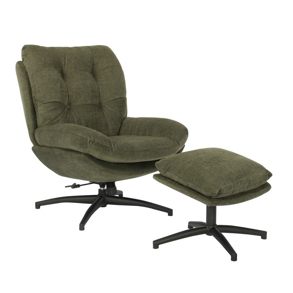 Fauteuil OTTA + repose-pieds