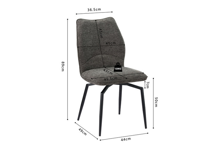 Chaise pivotante LARA