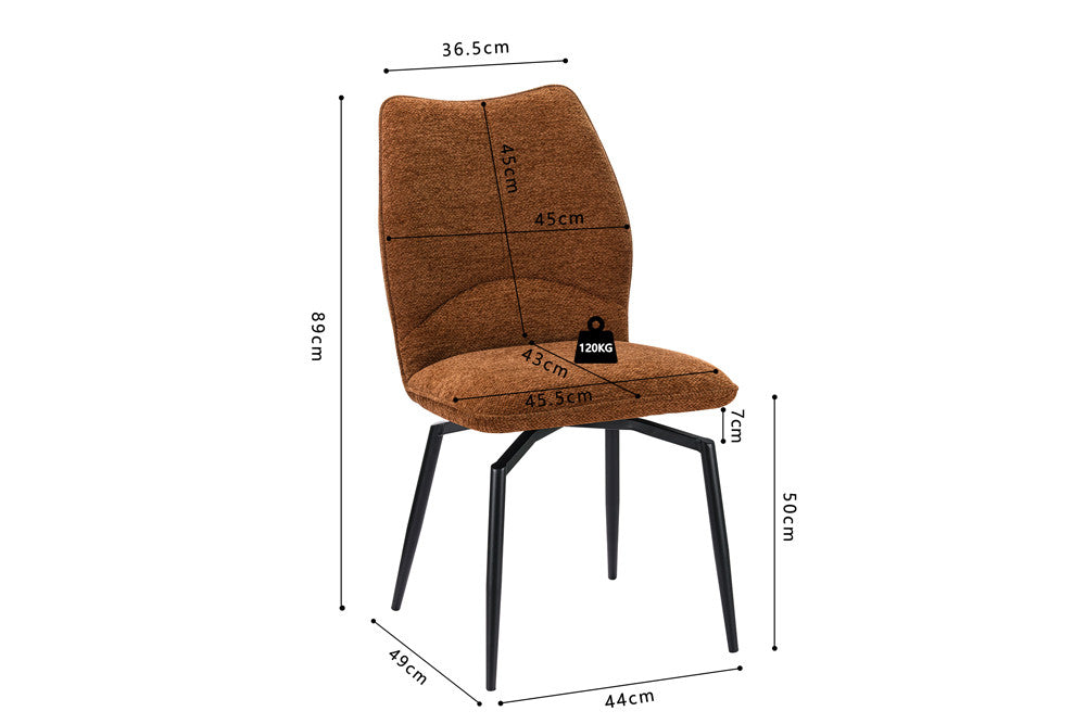 Chaise pivotante LARA