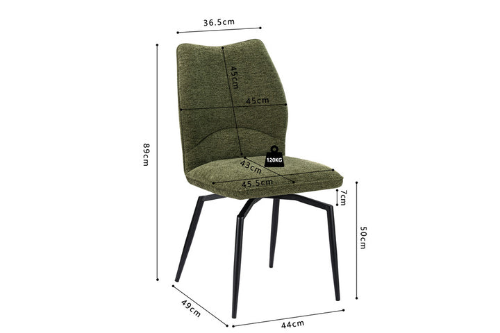 Chaise pivotante LARA