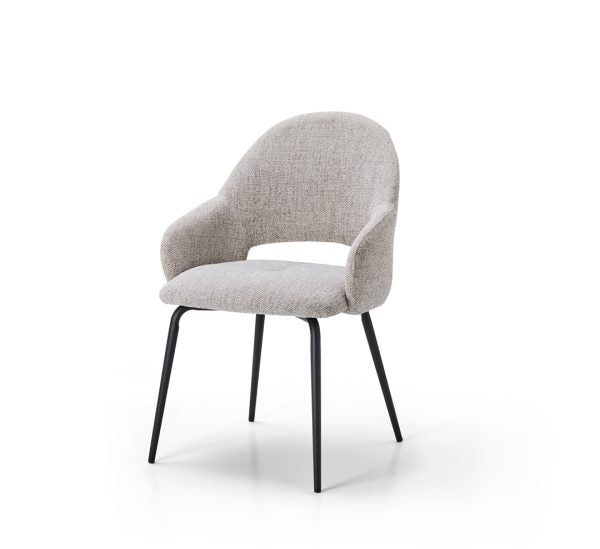 Chaise QUEEN avec accoudoirs